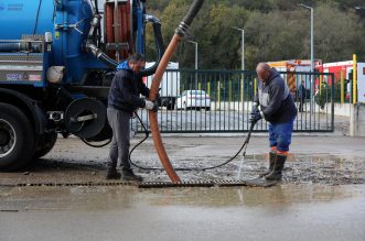 Novi Vinodolski: Uklanjanje posljedica poplave izazvane nevremenom