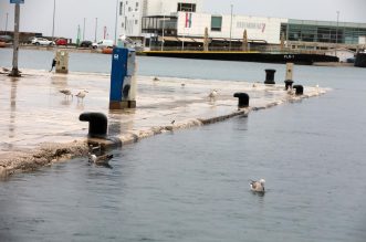 Rijeka: Zbog obilne kiše i plime poplavljene ulice pored tržnice