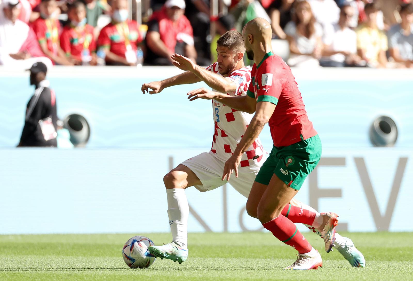 KATAR 2022 – Susret Maroka i Hrvatske u 1. kolu Svjetskog prvenstva u Katru KATAR 2022 – Susret Maroka i Hrvatske u 1. kolu Svjetskog prvenstva u Katru