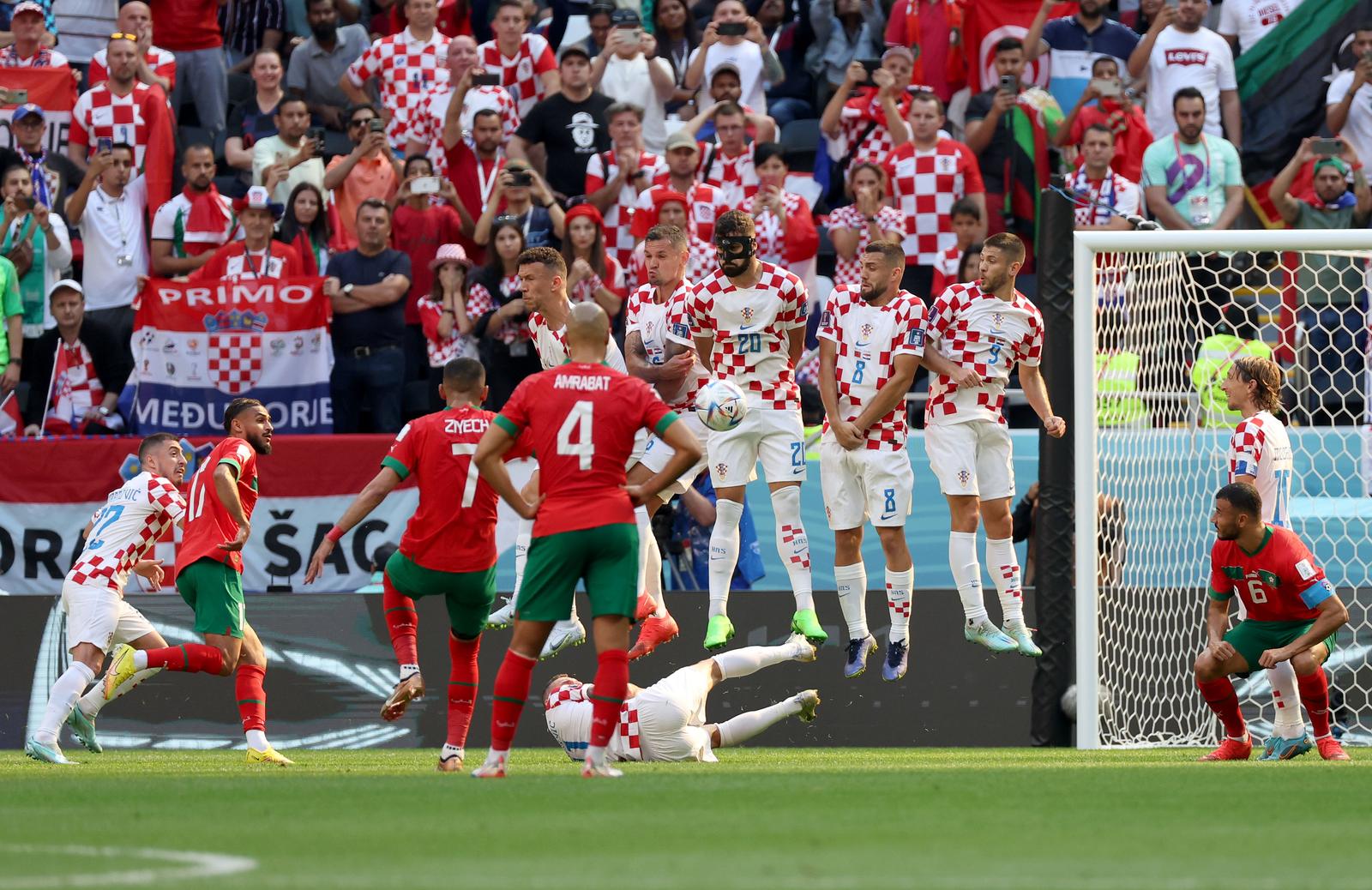 KATAR 2022 – Susret Maroka i Hrvatske u 1. kolu Svjetskog prvenstva u Katru KATAR 2022 – Susret Maroka i Hrvatske u 1. kolu Svjetskog prvenstva u Katru