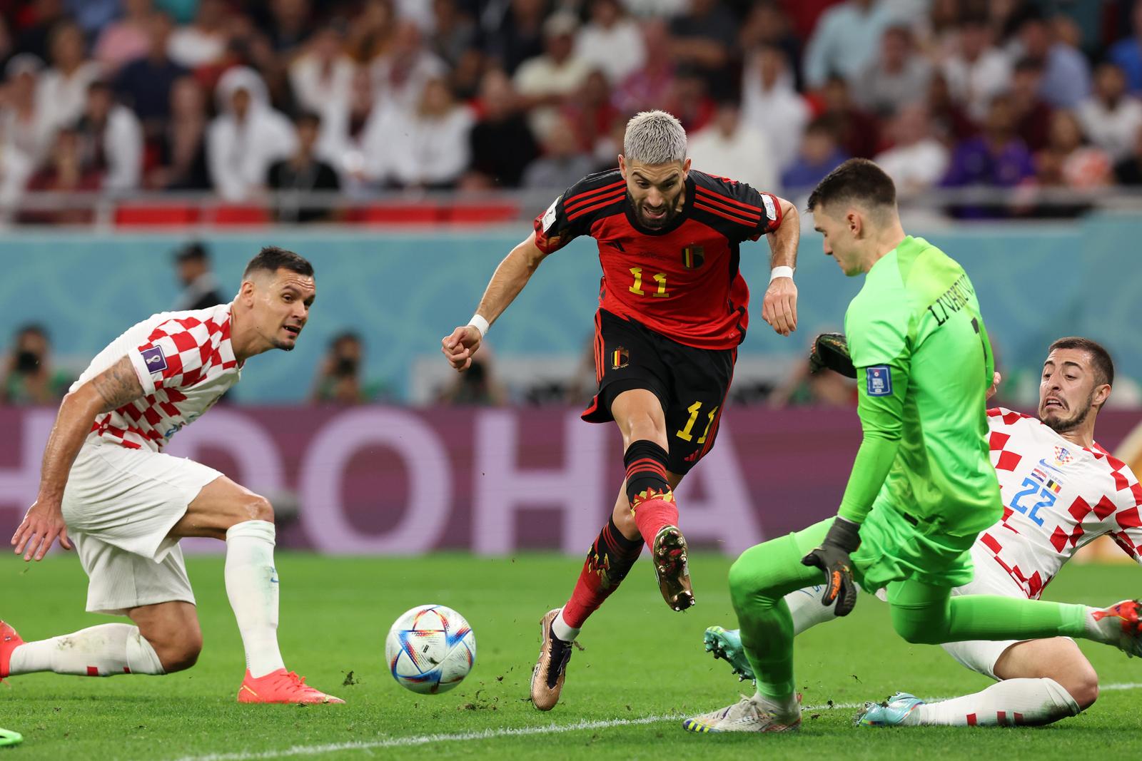 KATAR 2022 – Susret Hrvatske i Belgije u 3. kolu Svjetskog prvenstva u Katru KATAR 2022 – Susret Hrvatske i Belgije u 3. kolu Svjetskog prvenstva u Katru