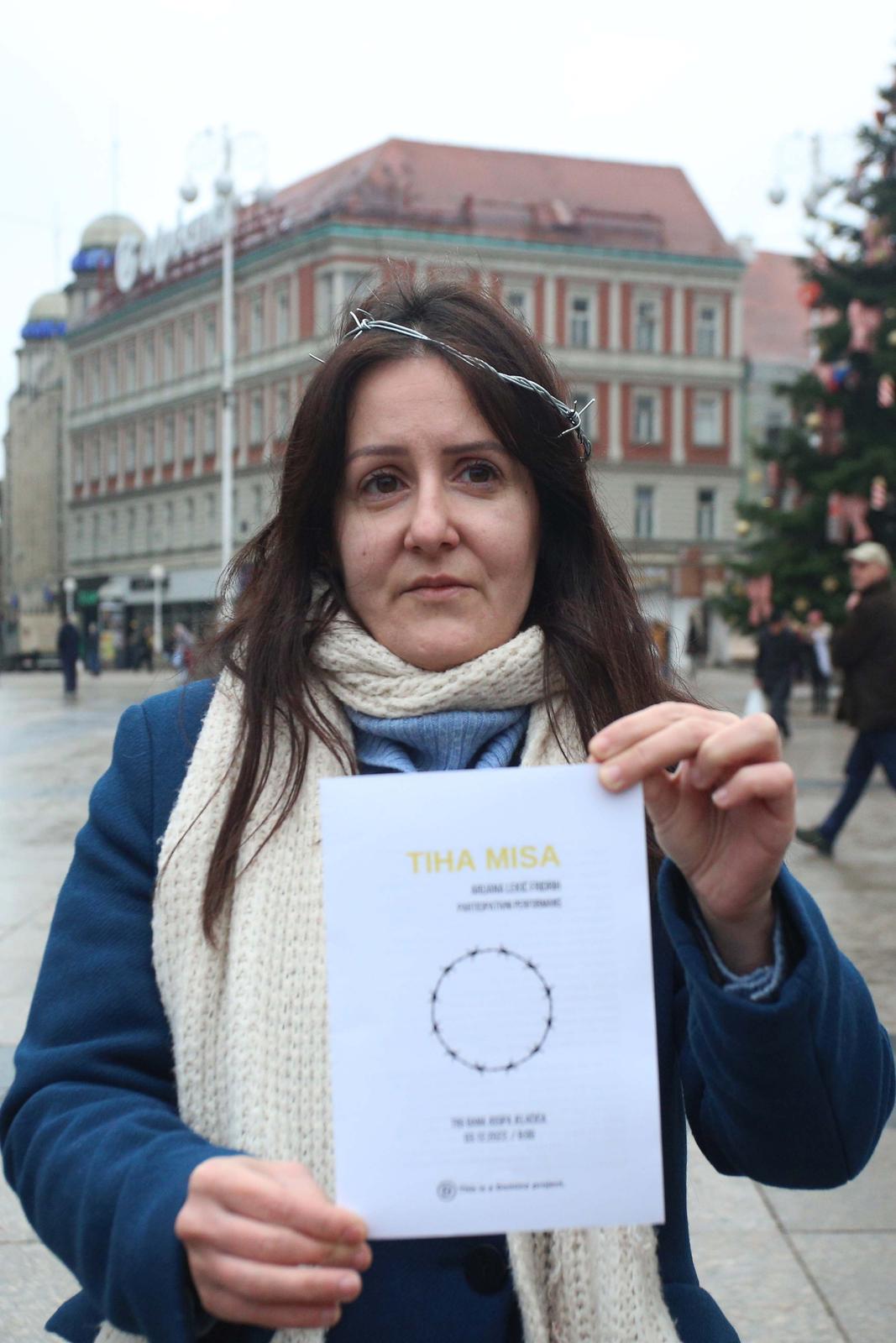 Zagreb: Održan prosvjedni performans ‘Tiha misa’