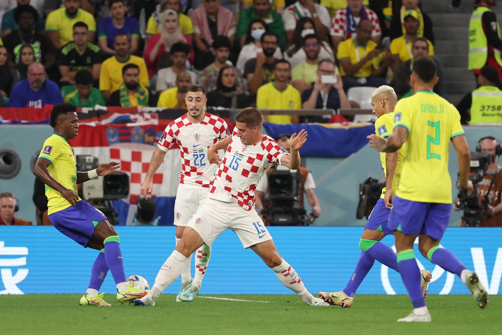 KATAR 2022 – Susret Hrvatske i Brazila u četvrtfinalu Svjetskog prvenstva u Katru KATAR 2022 – Susret Hrvatske i Brazila u četvrtfinalu Svjetskog prvenstva u Katru