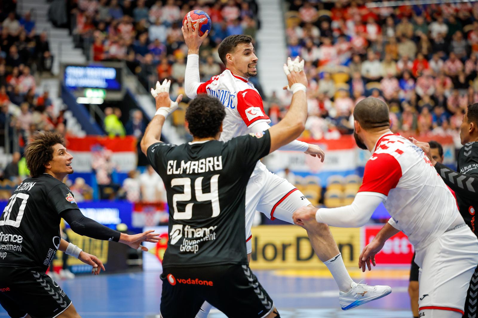 Jonkoping: Svjetsko rukometno prvenstvo, skupina G, Hrvatska – Egipat Jonkoping: Svjetsko rukometno prvenstvo, skupina G, Hrvatska – Egipat