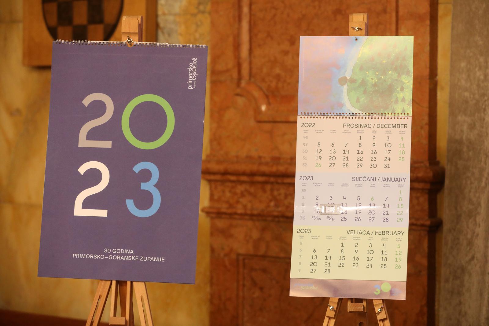 Rijeka: Predstavljen kalendar Primorsko-goranske županije s likovnim radovima osnovnoškolaca Rijeka: Predstavljen kalendar Primorsko-goranske županije s likovnim radovima osnovnoškolaca