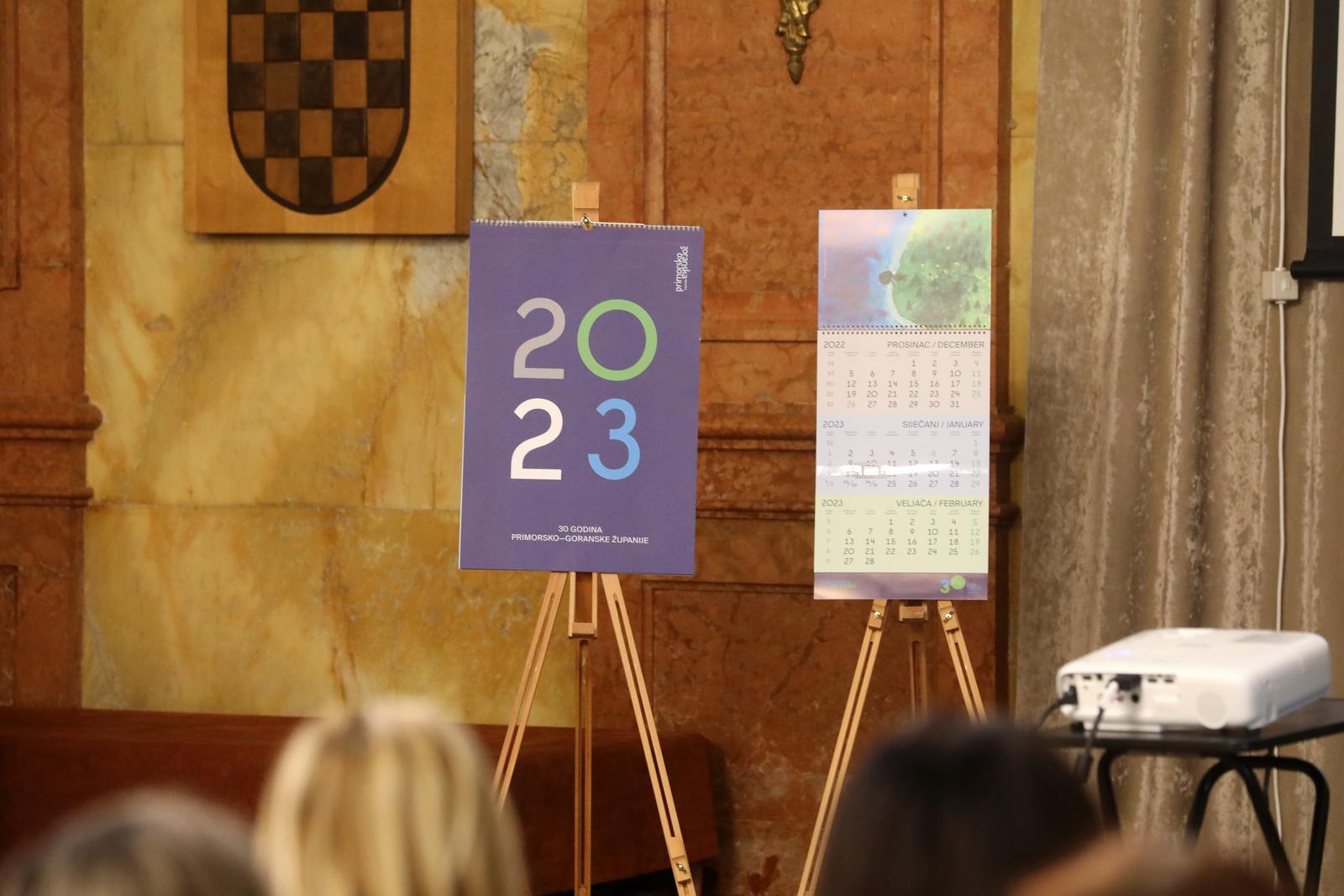 Rijeka: Predstavljen kalendar Primorsko-goranske županije s likovnim radovima osnovnoškolaca Rijeka: Predstavljen kalendar Primorsko-goranske županije s likovnim radovima osnovnoškolaca