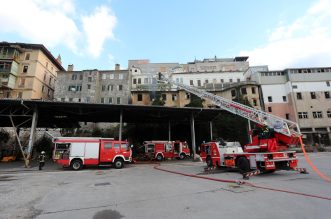 Rijeka: Vatrogasci ugasili požar napuštenog objekta koji često koriste beskućnici