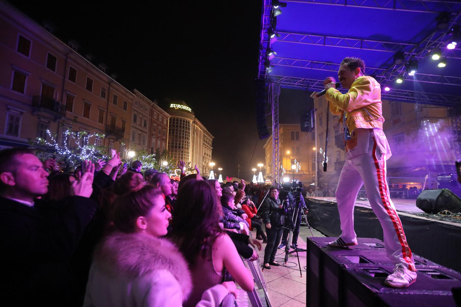 Doček Nove godine u Rijeci na Korzu Doček Nove godine u Rijeci na Korzu