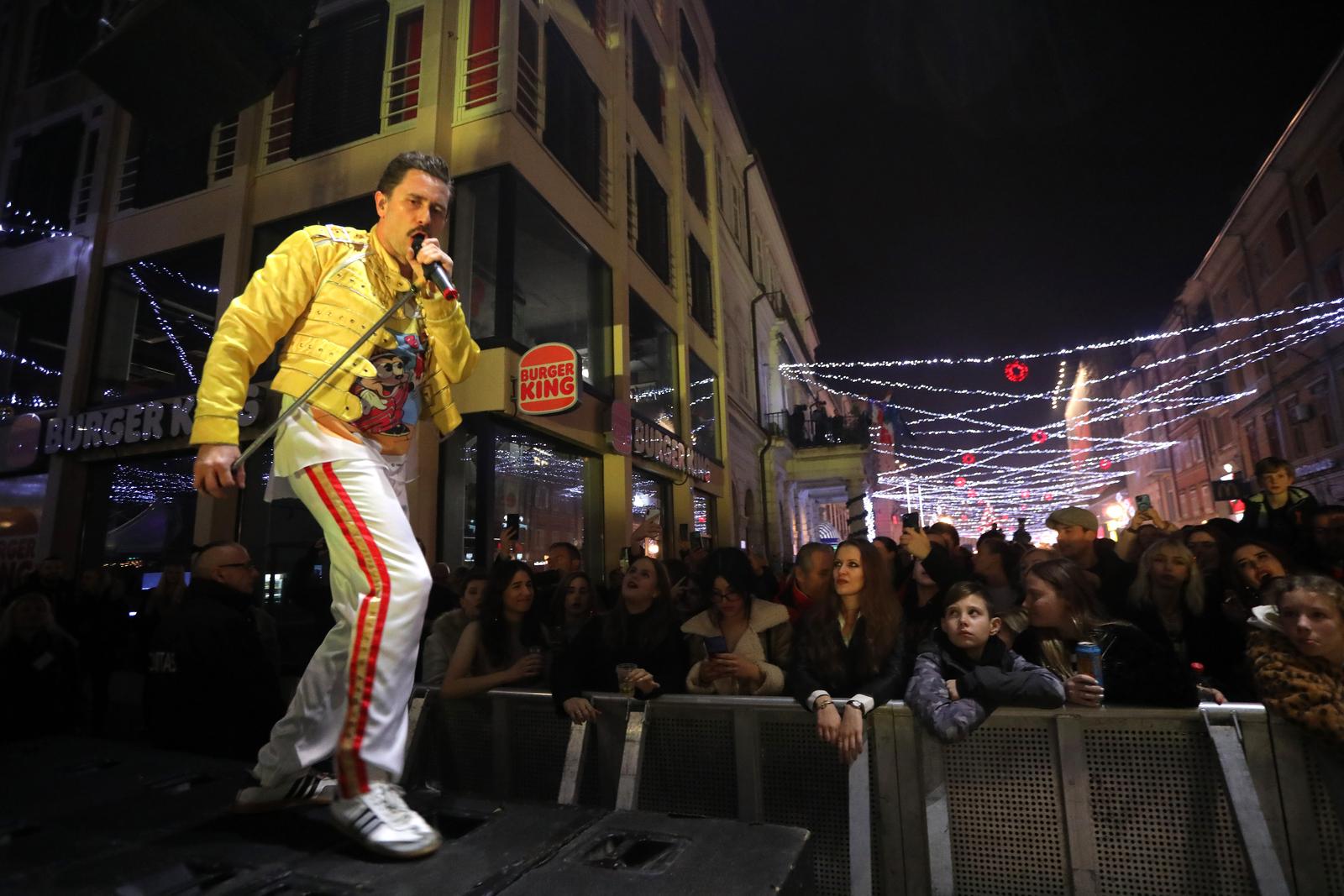 Doček Nove godine u Rijeci na Korzu Doček Nove godine u Rijeci na Korzu