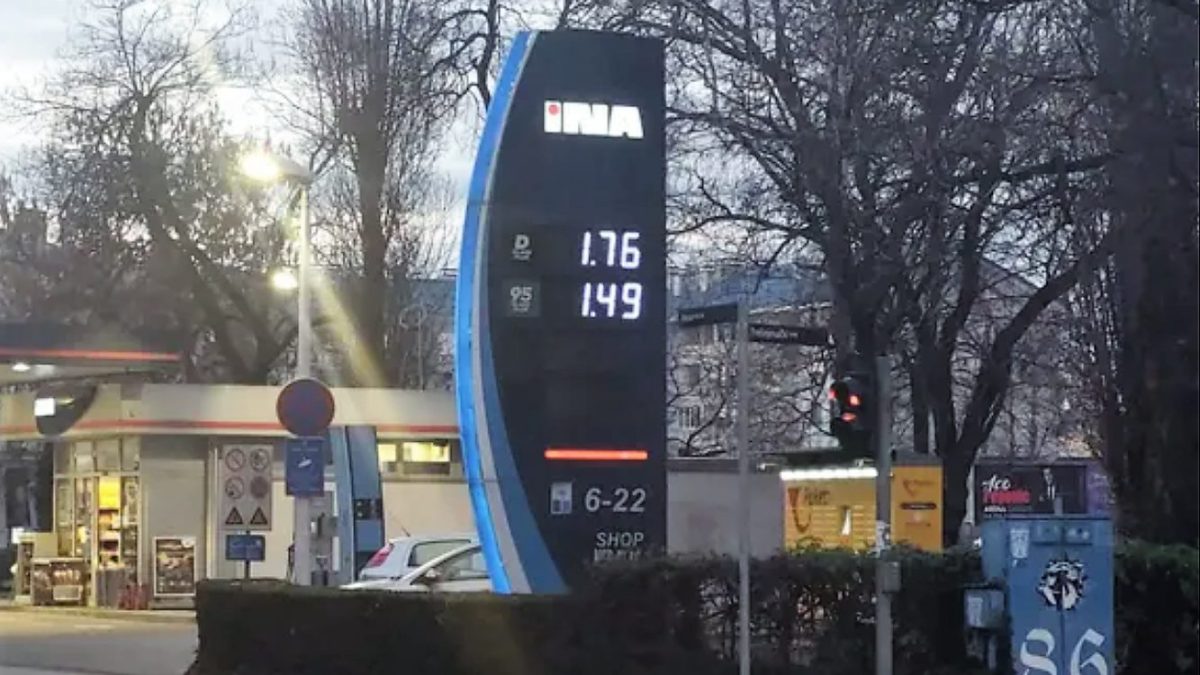 benzinska cijena euro rezana