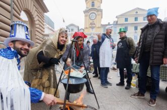 Rijeka: Gradonačelnik Marko Filipović pridružio se humanitarnim karnevalskim manifestacijama