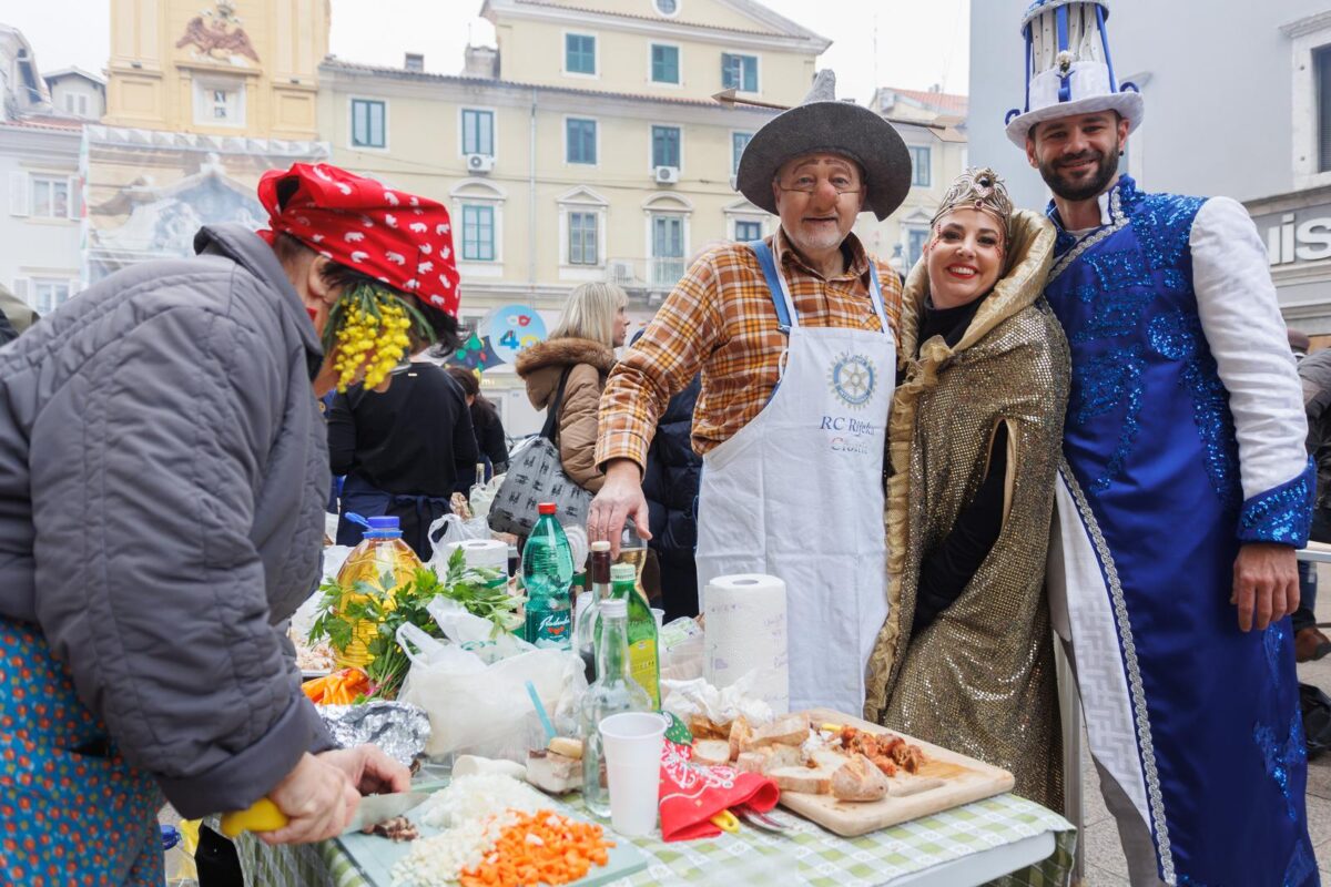 Rijeka: Gradonačelnik Marko Filipović pridružio se humanitarnim karnevalskim manifestacijama