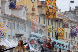 Rijeka: Oko devet tisuća maškara sudjelovalo na tradicionalnom Riječkom karnevalu