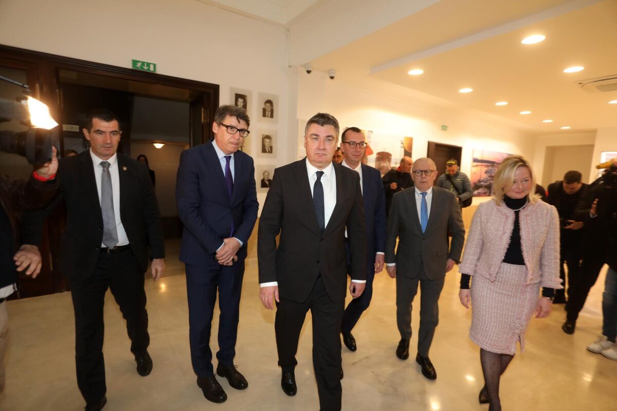 Rijeka: Predsjednik Zoran Milanović sastao se s gradonačelnikom Markom Filipovićem