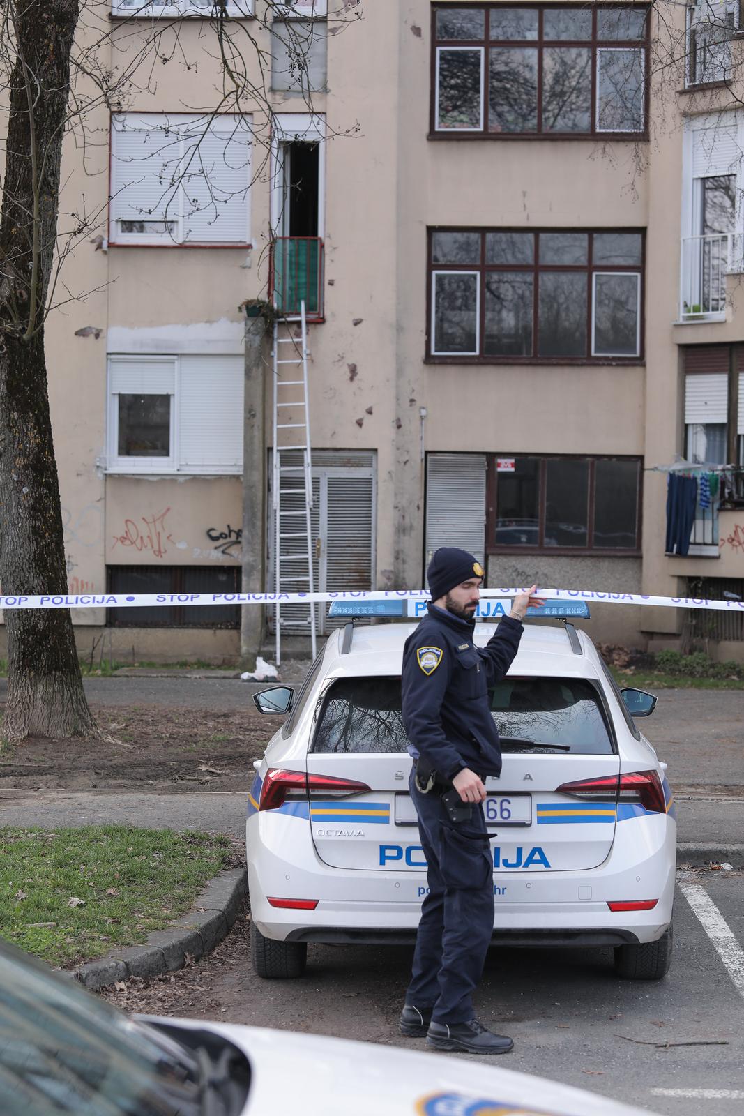 Ubojstvo i pokušaj samoubojstva u zagrebačkoj Dubravi, očevid je u tijeku