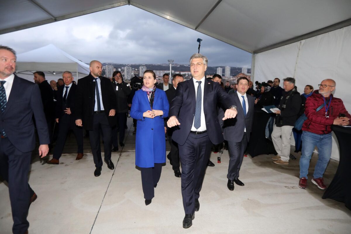 Danska premijerka i Andrej Plenković obišli su budući terminal Rijeka Gateway
