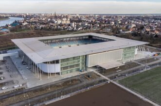 Osijek: Pogled iz zraka na novi stadion NK Osijek na Pampasu