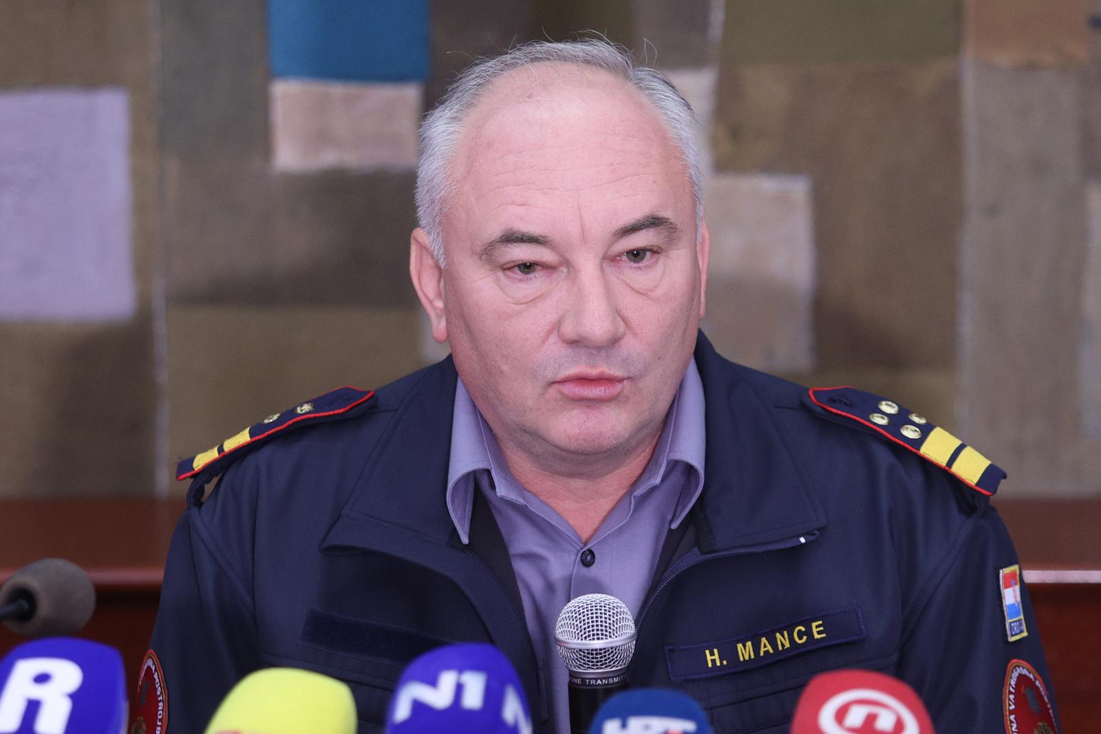 Rijeka: Konferencija za medije nakon uspješne akcije izmještavanja i neutralizacije mine