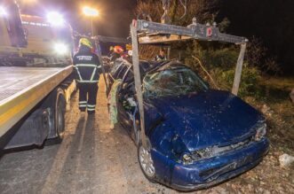 U prometnoj nesreći u Marčanama poginula jedna osoba