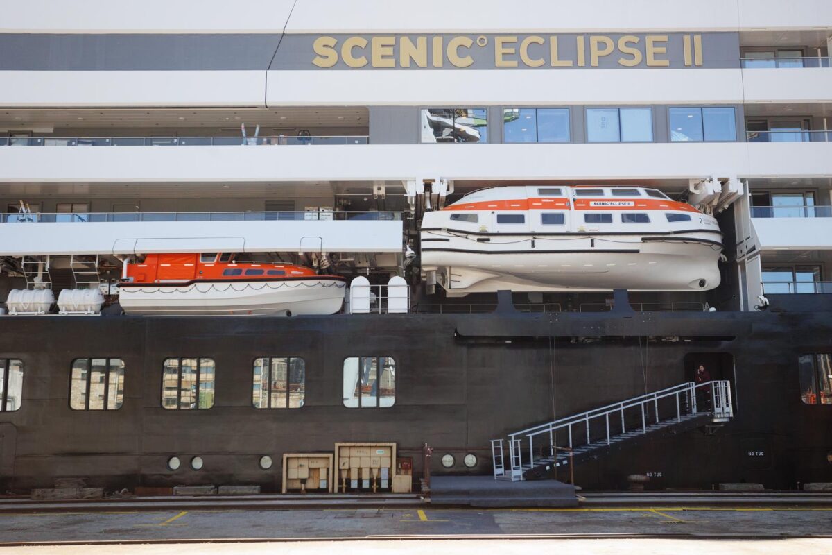 Rijeka: Svečano isplovljavanje broda Scenic Eclipse II
