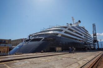 Rijeka: Svečano isplovljavanje broda Scenic Eclipse II