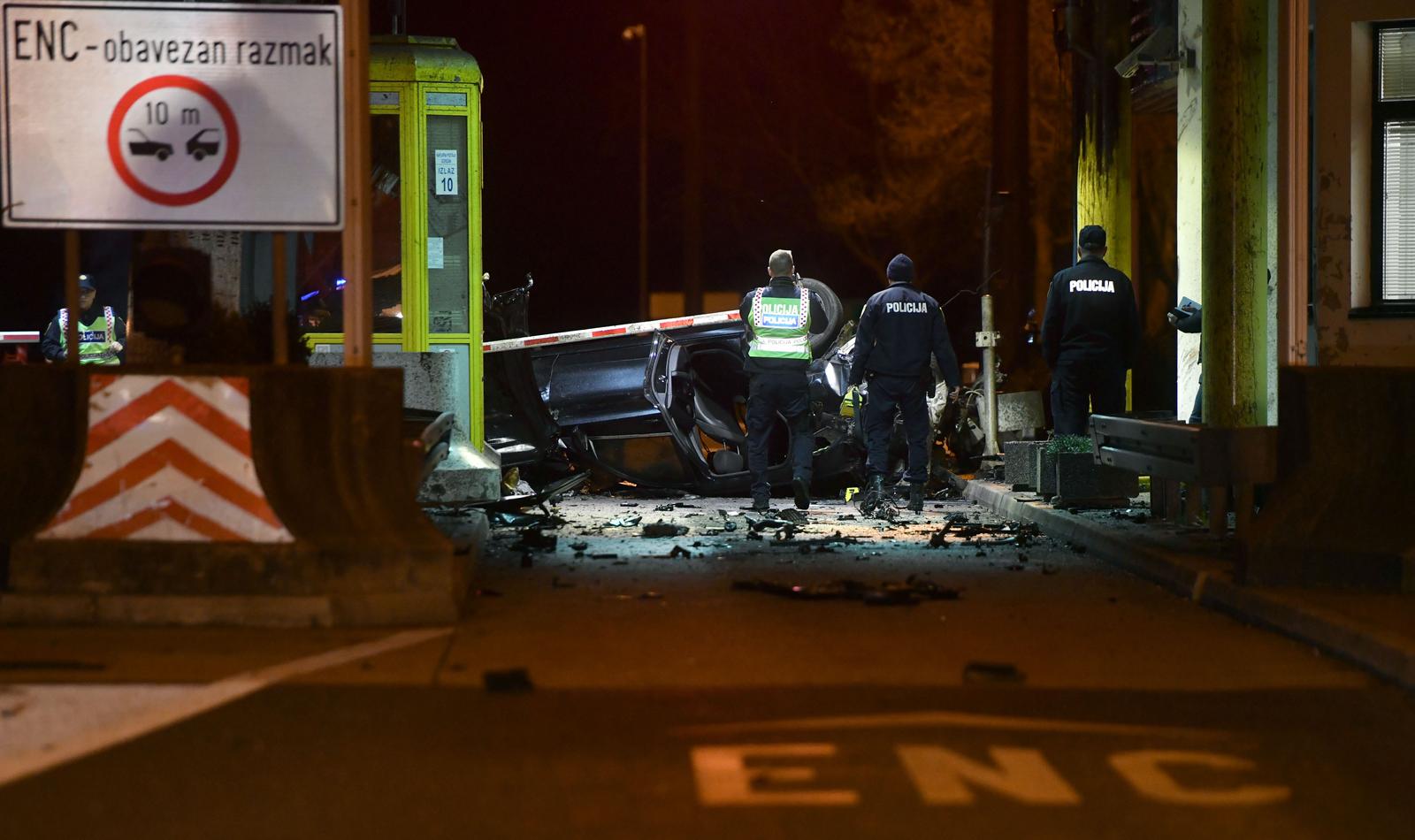 Varaždin: Vozač je automobilom udario u beton kod naplatne kućice Goričan i na mjestu poginuo