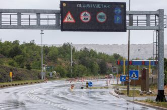 Olujna bura na području Rijeke