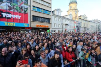 Rijeka: Koncert grupe Let 3 nakon povratka iz Liverpoola