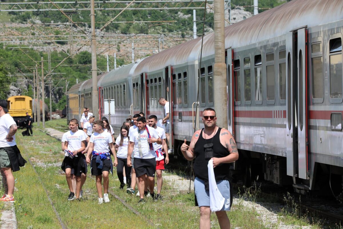 Rijeka: Bili vlak sa Torcidom stigao u Rijeku