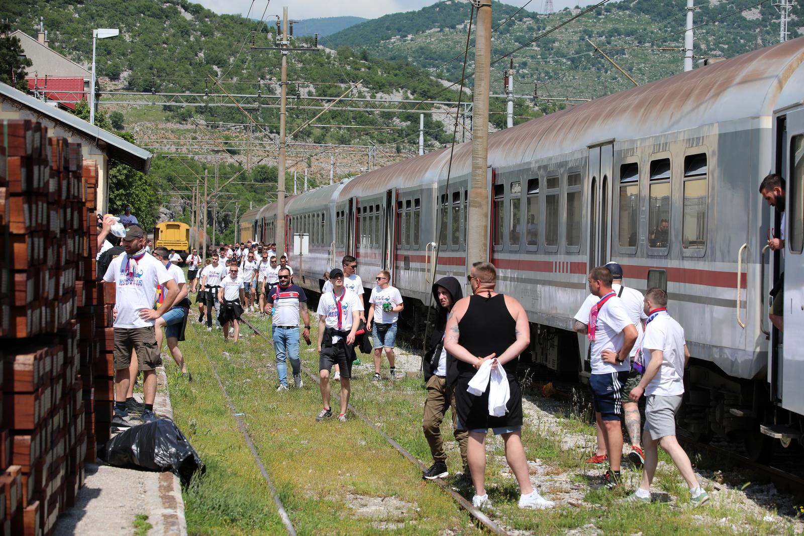 Bili vlak s Torcidom stigao u Rijeku