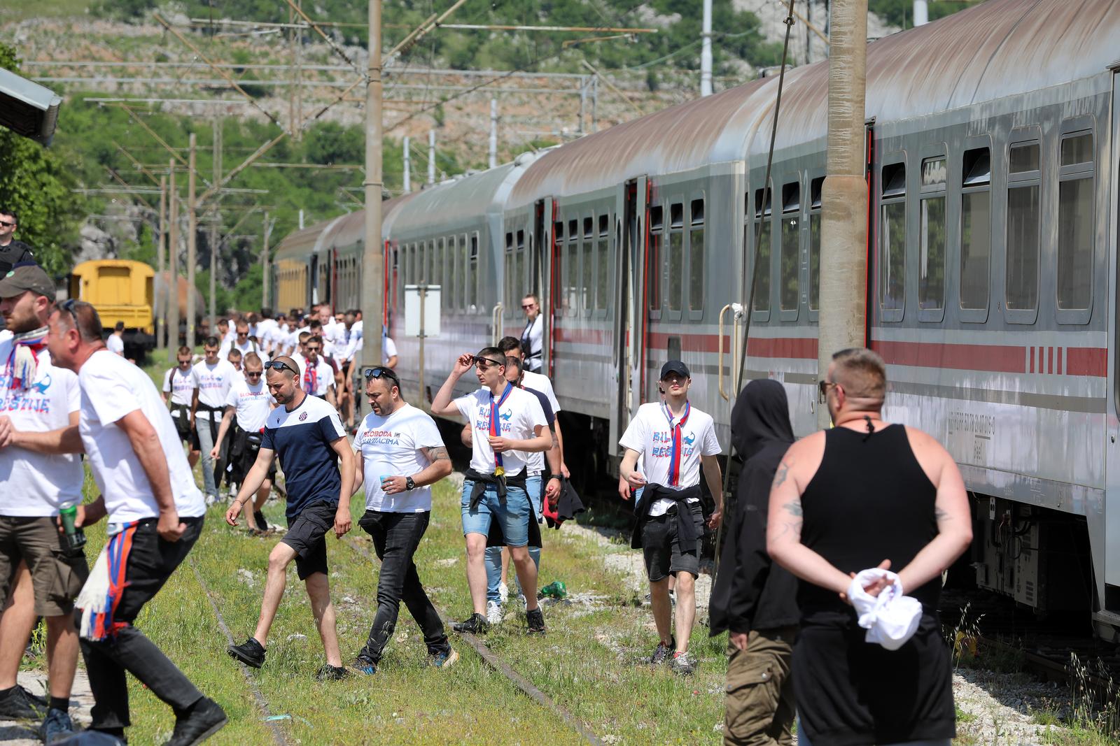 Bili vlak s Torcidom stigao u Rijeku