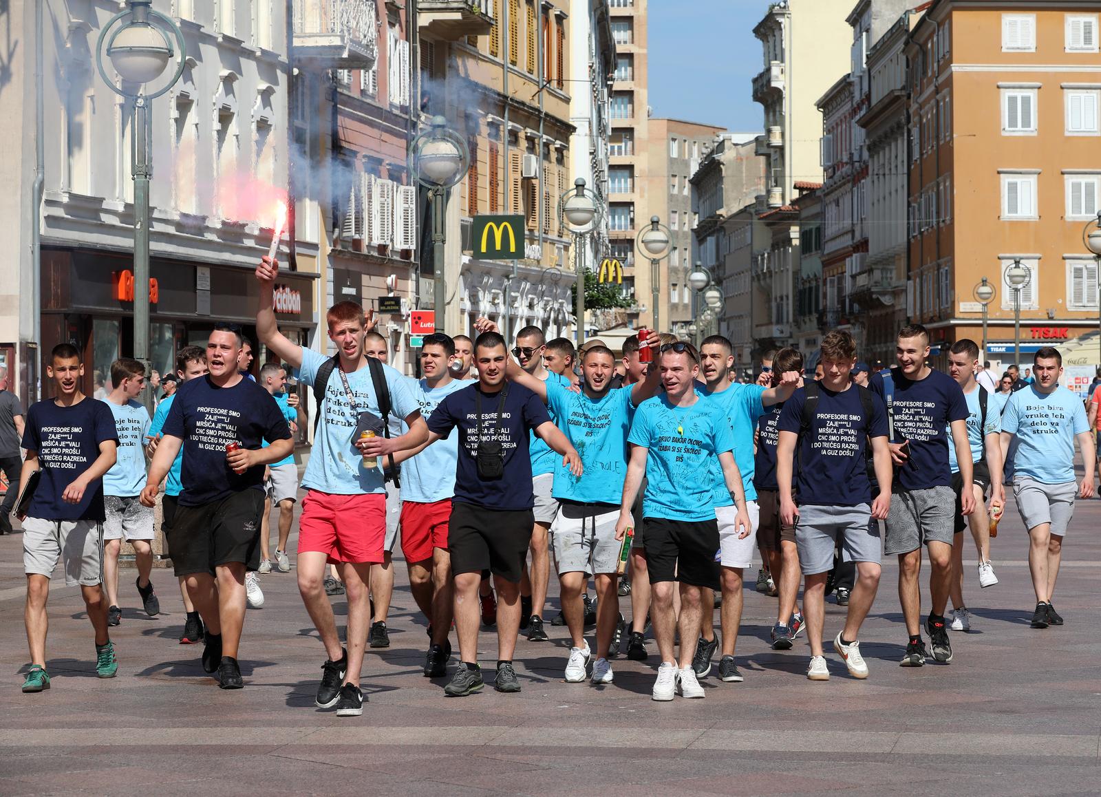 Rijeka: Norijada riječkih maturanata