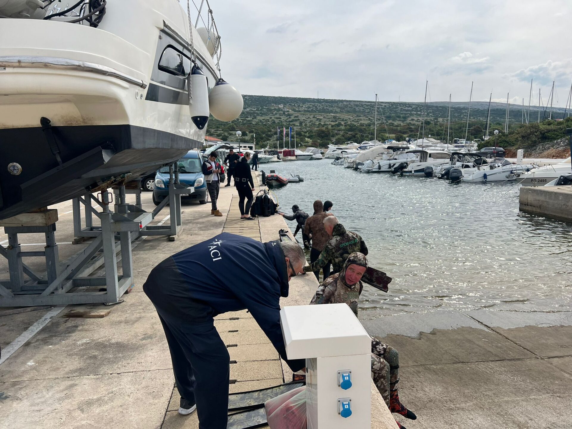 aci marina šimuni Akcija Plava čistka u ACI marini Šimuni (3)