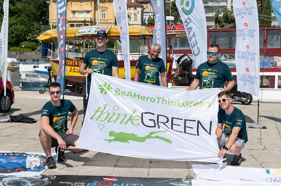 ekoloska akcija ciscenje podmorna think green opatija (2) ekoloska akcija ciscenje podmorna think green opatija (2)