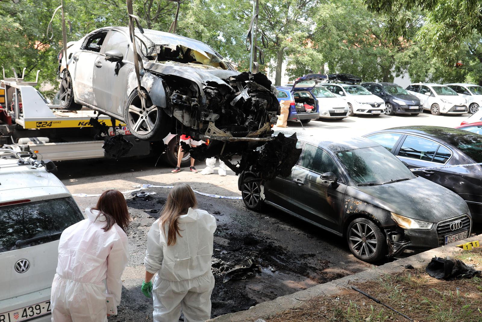 Rijeka: Vozila izgorjela u požaru