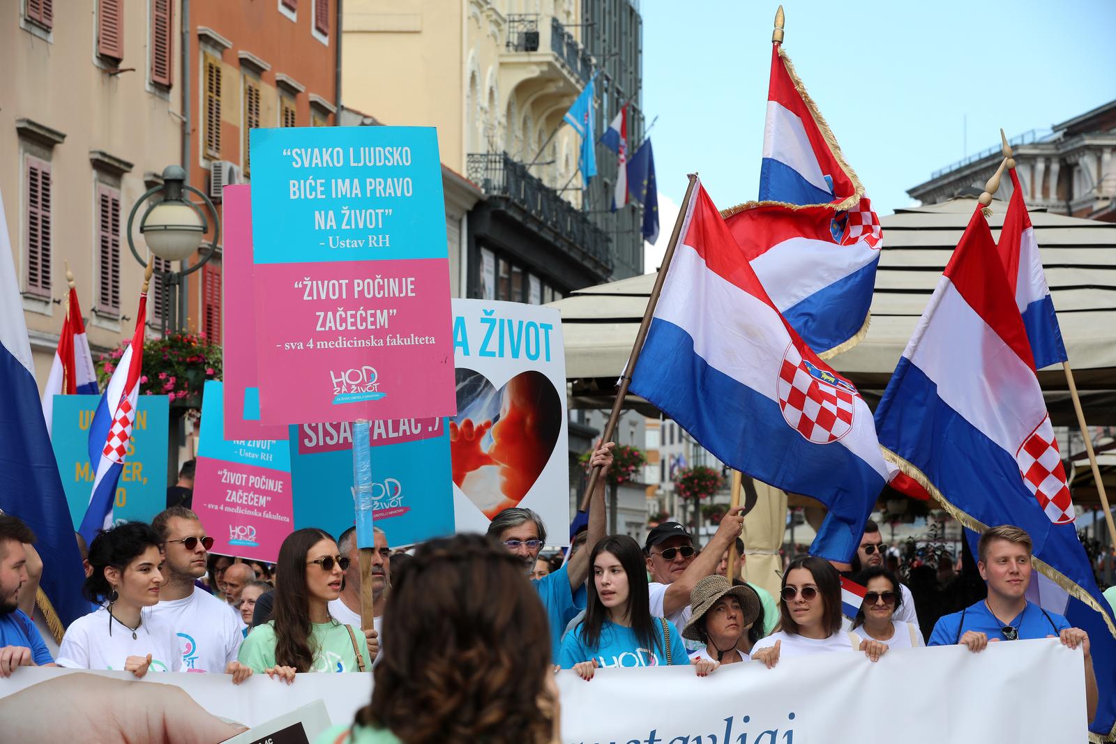 Rijeka: Hod za zivot Rijeka: Hod za zivot