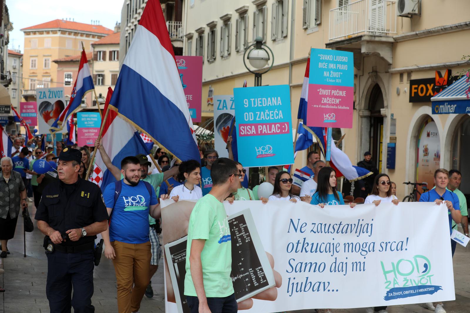 Rijeka: Hod za zivot Rijeka: Hod za zivot