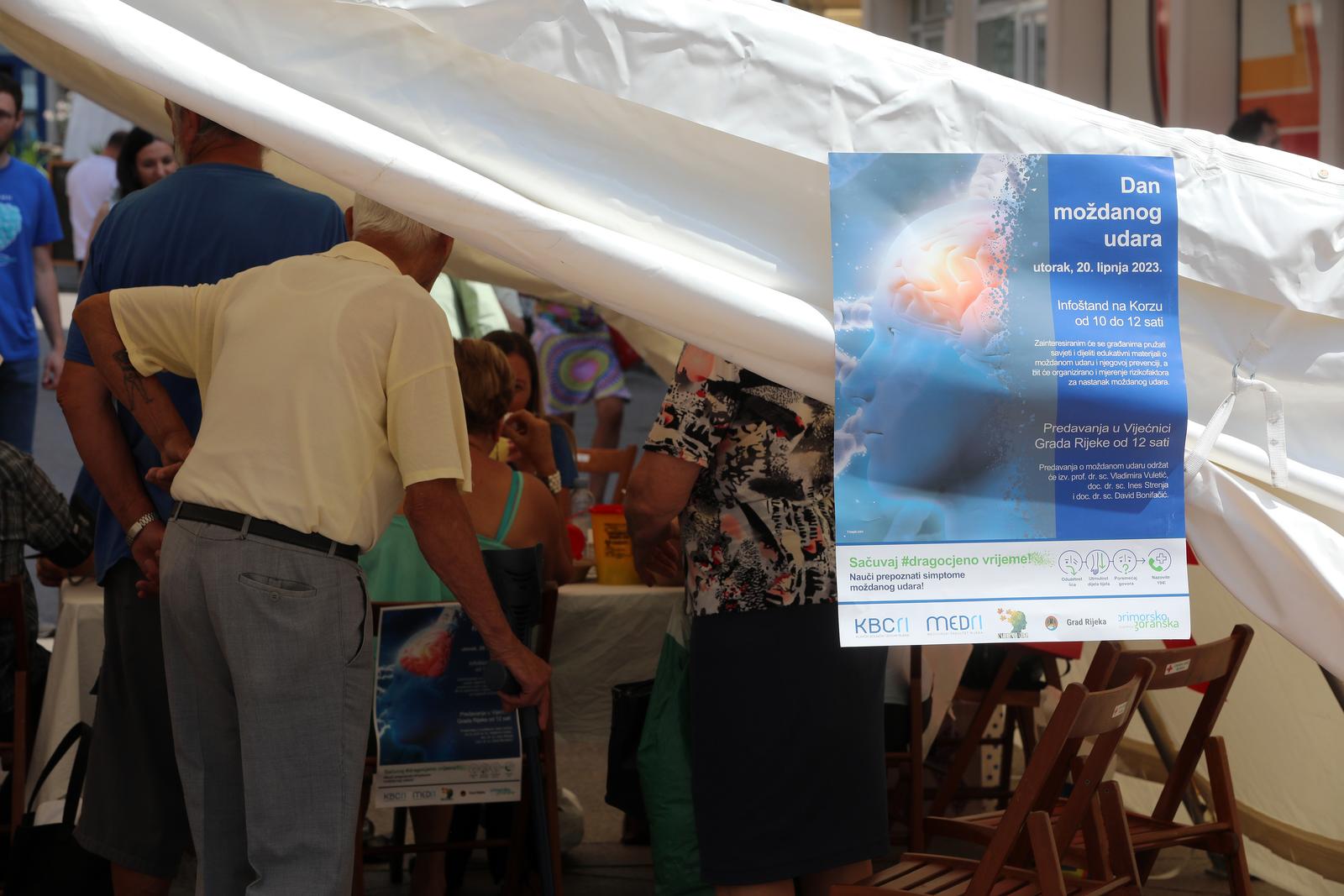 Rijeka: Obilježavanje hrvatskog dana moždanog udara Rijeka: Obilježavanje hrvatskog dana moždanog udara