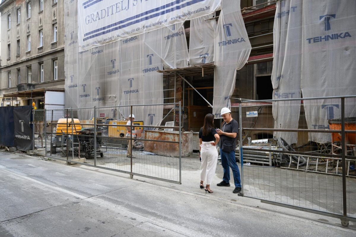 Zagreb: Na gradilištu u Gundulićevoj radnik upao u rupu duboku nekoliko metara