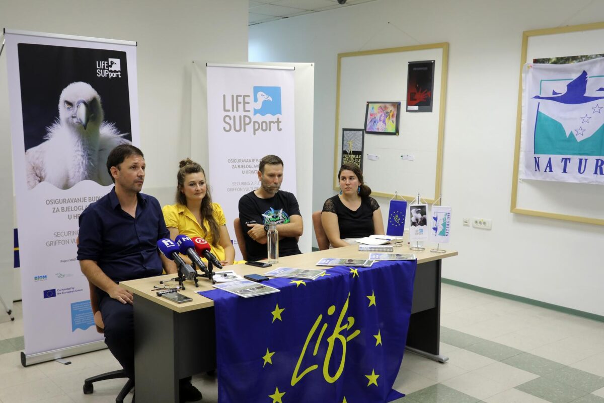 Rijeka: Predstavljanje projekta LIFE SUPport - osiguravanje budućnosti za bjeloglave supove u Hrvatskoj