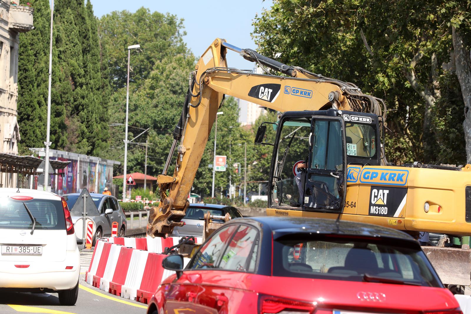 Rijeka: Započeli radovi u Krešimirovoj ulici Rijeka: Započeli radovi u Krešimirovoj ulici