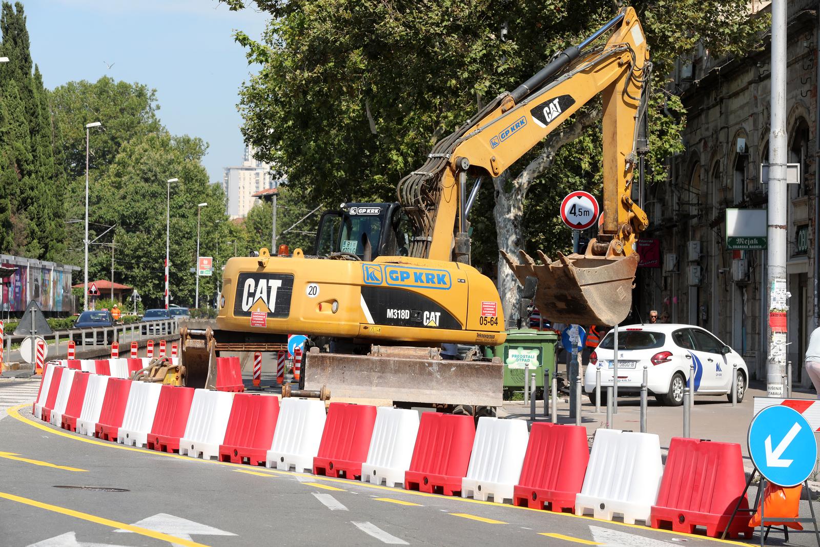 Rijeka: Započeli radovi u Krešimirovoj ulici Rijeka: Započeli radovi u Krešimirovoj ulici
