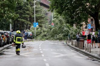 Zagreb: Posljedice snažnog nevremena na ulicama grada