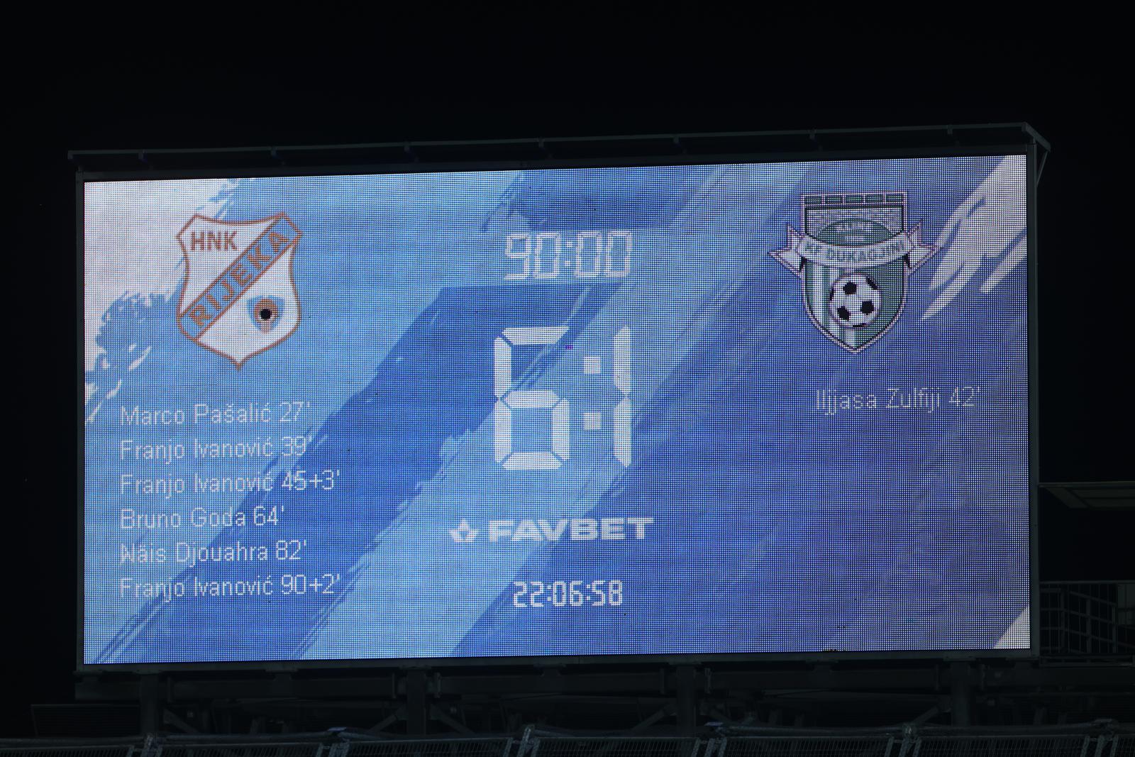 Rijeka: HNK Rijeka i Dukagjini u drugoj utakmici 2. pretkola UEFA Konferencijske lige Rijeka: HNK Rijeka i Dukagjini u drugoj utakmici 2. pretkola UEFA Konferencijske lige