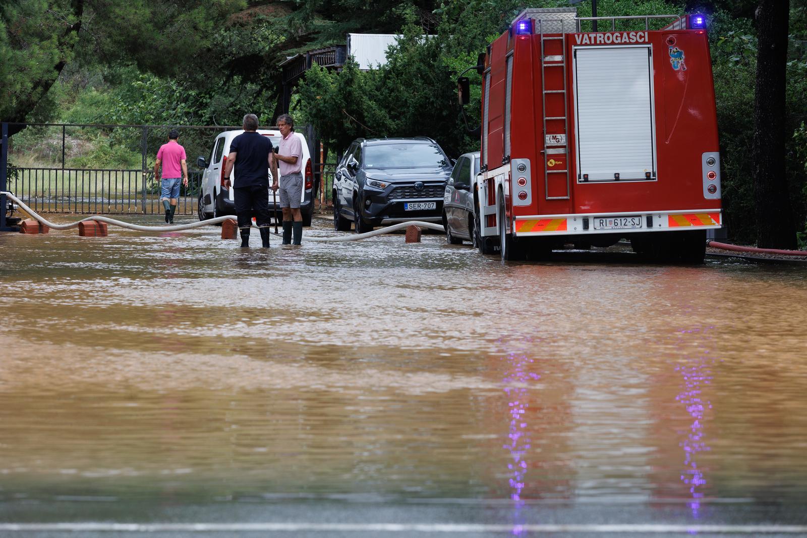 Poplavljeno područje Preluka nedaleko Opatije