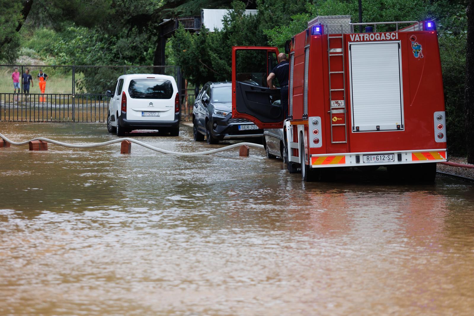 Poplavljeno područje Preluka nedaleko Opatije