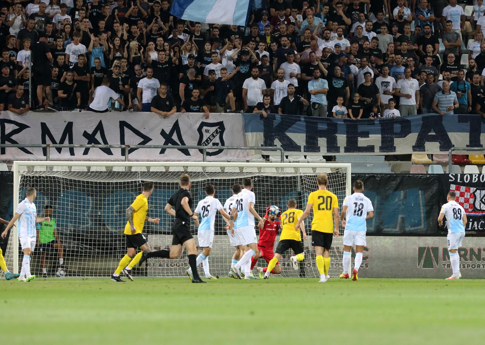 Rijeka: Uzvratna utakmica 3. pretkola Konferencijske lige HNK Rijeka – B36 Torshavn. Rijeka: Uzvratna utakmica 3. pretkola Konferencijske lige HNK Rijeka – B36 Torshavn.