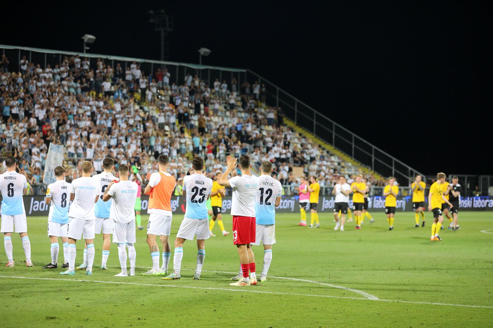 Rijeka: Uzvratna utakmica 3. pretkola Konferencijske lige HNK Rijeka – B36 Torshavn.