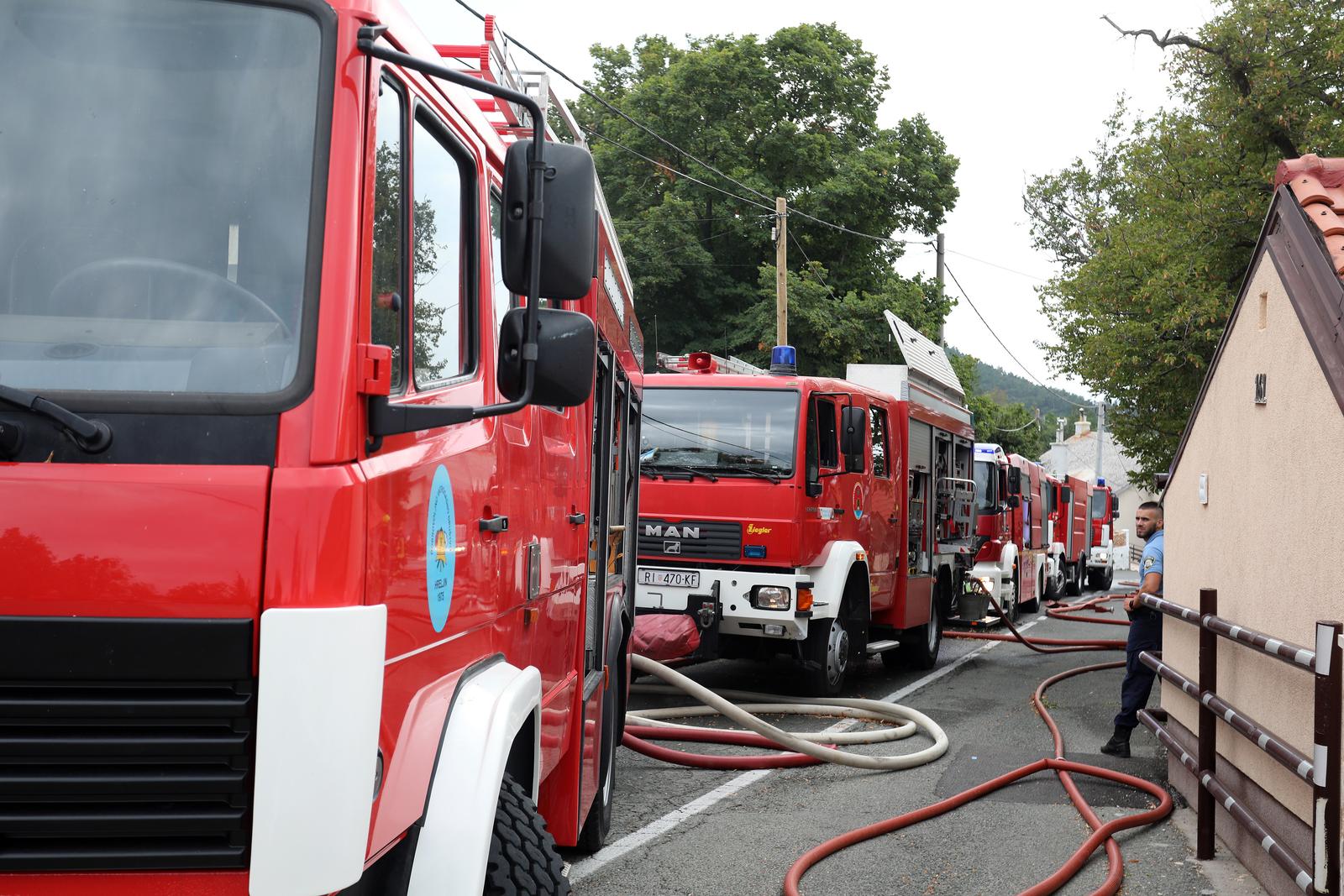 Hreljin: Vatrogasci i mjetani gase poar ku?e i ume