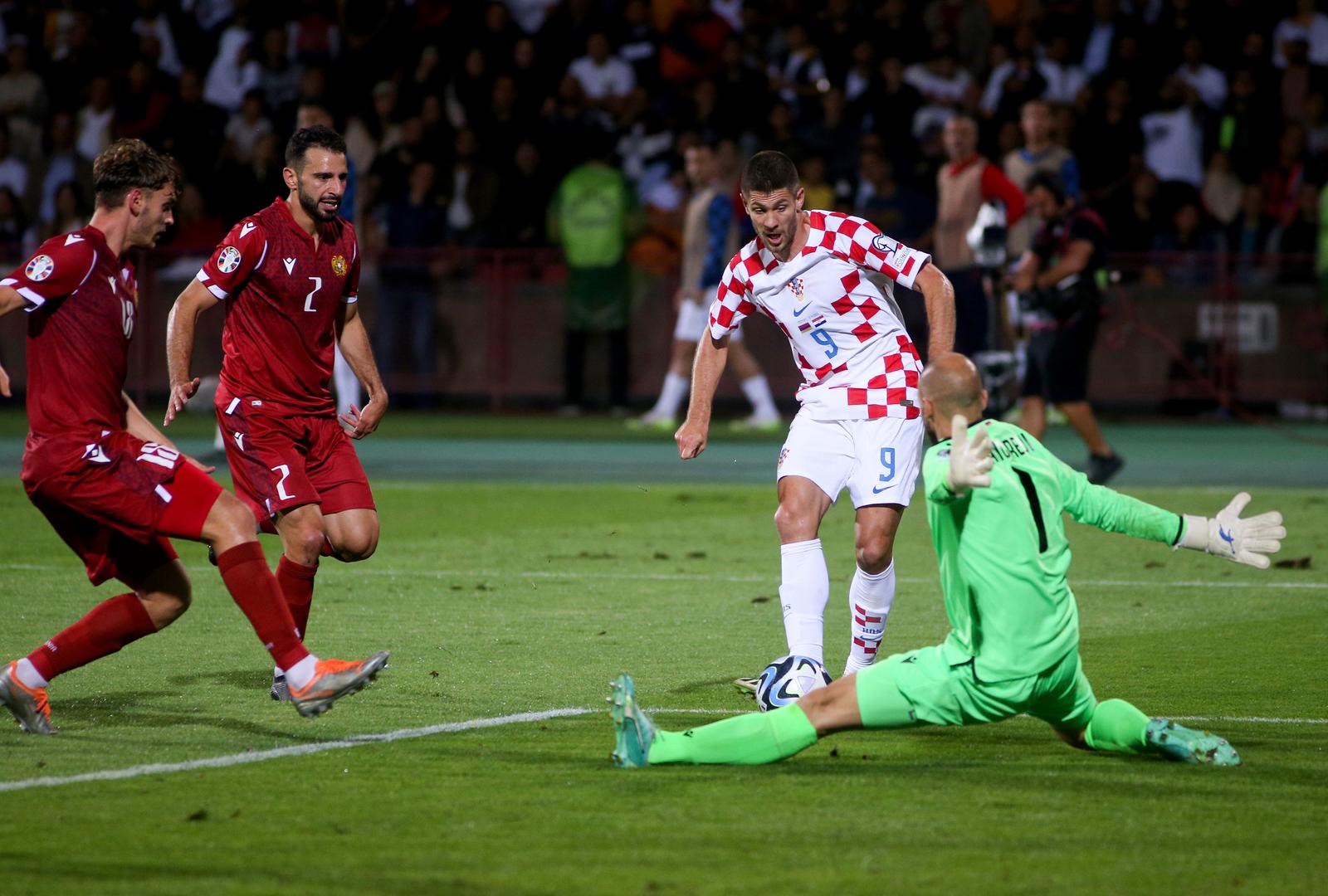 Erevan: Kvalifikacijska utakmica za UEFA Euro 2024., Armenija – Hrvatska